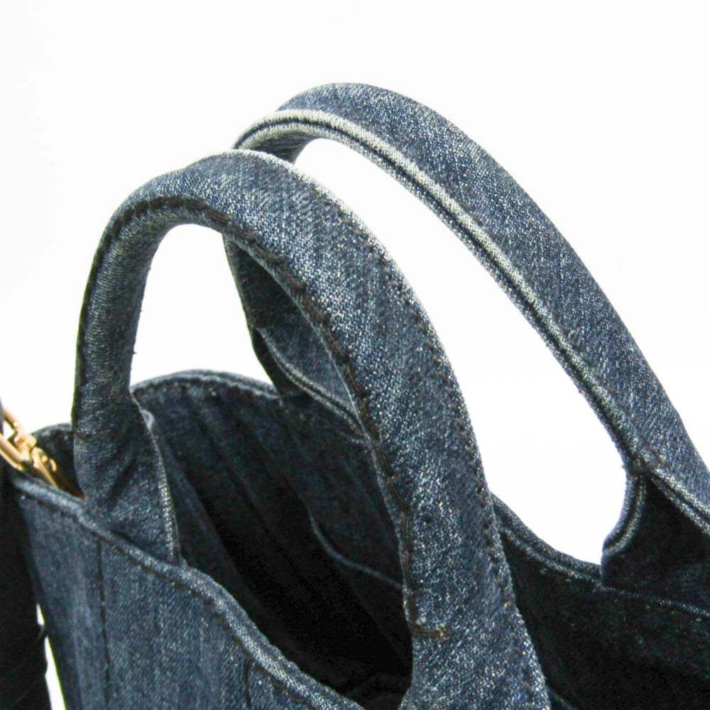 Prada Canapa Convertible Tote Denim #251111P71B - Picture 8 of 9
